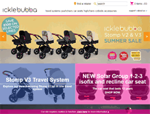 Tablet Screenshot of icklebubba.com